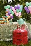 12in Jumbo Helium Tank, Includes Ribbon