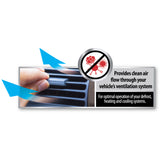 Cabin Air Filter 7260, Replacement Air/Dust Filter for Toyota